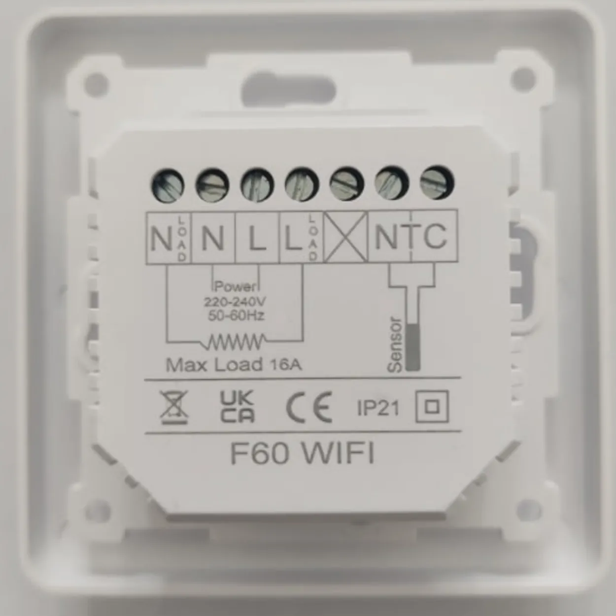 Yhdistelmätermostaatti DunWore F60 WiFi