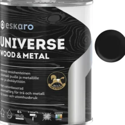 Yleismaali Eskaro Universe Wood & Metal 0,9 l musta