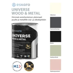 Yleismaali Eskaro Universe Wood & Metal 0,9 l tumman harmaa