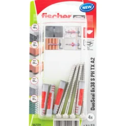 Yleistulppa/ruuvi Fischer DuoSeal 6x38IP A2